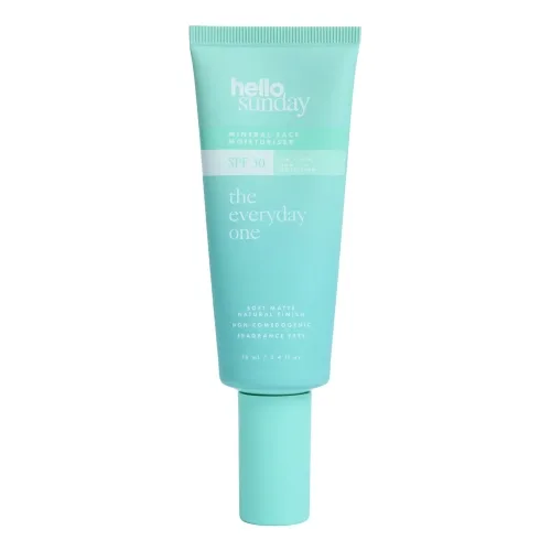 Мінеральний зволожувальний крем для обличчя SPF 50 HELLO SUNDAY The Everyday One Non-Comedogenic Mineral Face Moisturiser SPF 50 with Centella Asiatica — обʼєм 70 мл