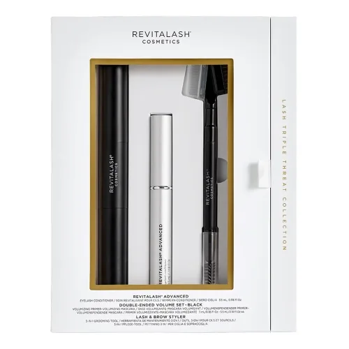 Подарунковий набір по догляду за очима та бровами REVITALASH Lash Triple Threat Collection