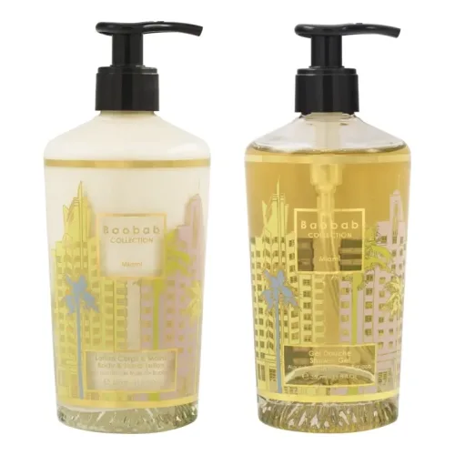 Подарунковий набір BAOBAB COLLECTION Gift Box Shower Gel & Body Lotion Miami — обʼєм 350 мл