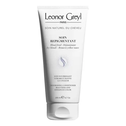 Зволожуючий кондиціонер для покращення кольору блонду LEONOR GREYL Soin Repigmentant Icy Blonde — обʼєм 200 мл