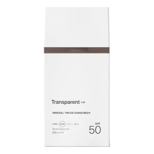 Мінеральний сонцезахисний крем із легким тонуючим ефектом TRANSPARENT LAB Mineral Tinted Sunscreen — відтінок Dark Dark
