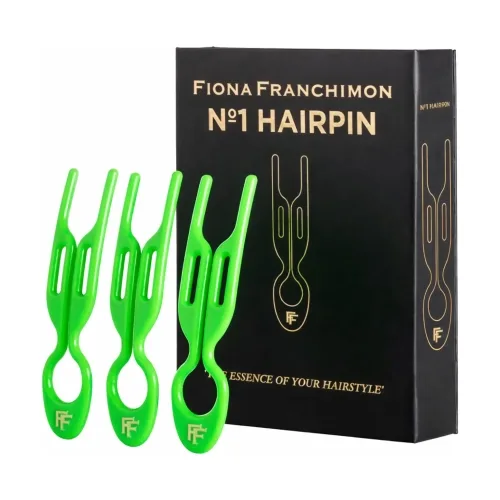 Набір шпильок для волосся FIONA FRANCHIMON № 1 Hairpin Apple Green (3 per box)