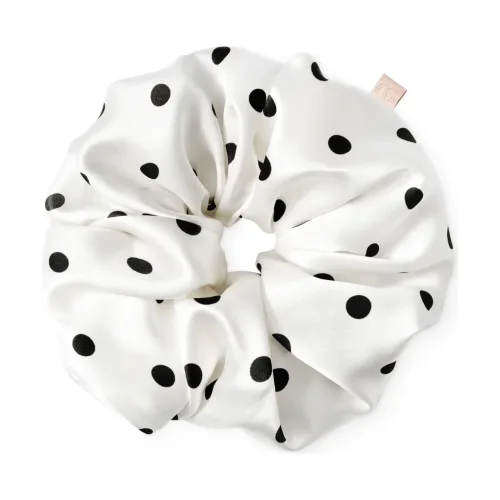 Супероб'ємна шовкова резинка MON MOU Silk Volume Scrunchie — відтінок Black Point Black Point