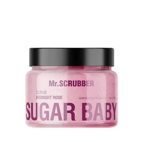 Скраб для тіла цукровий Mr. Scrubber Sugar Baby Midnight Rose парфумований, 450 г