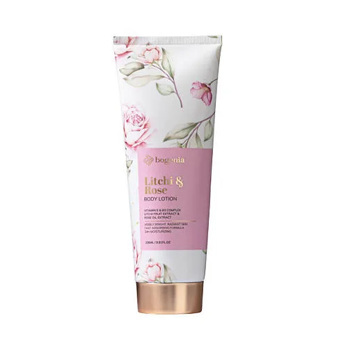 Лосьйон для тіла Bogenia Body Lotion Ceramides Litchi & Rose зволожувальний освітлювальний 236 мл (BG425(001) )