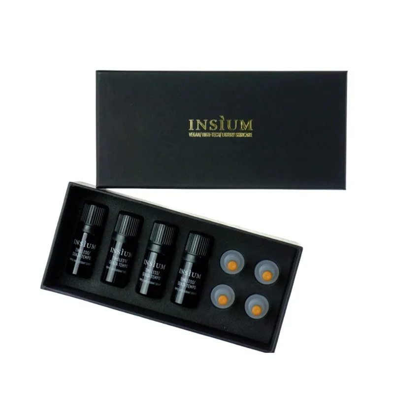 Insium Timeless triple antioxidant booster kit Антиоксидантна, антивікова, освітлююча сироватка-бустер з вітаміном с, феруловою та лактобіоновою кислотами