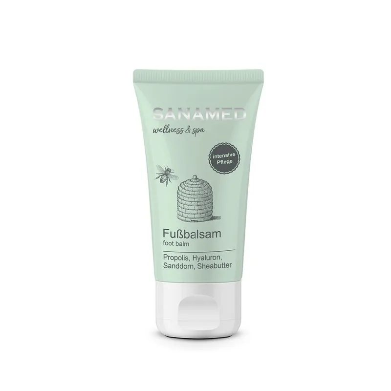 SanaMed Wellness & Spa Foot Balm with Honey Інтенсивний бальзам для ніг з прополісом 75 мл