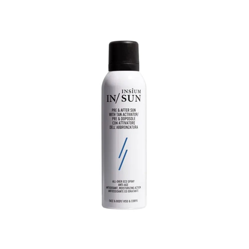 Insium Tan activator. pre&after sun spray Cпрей-активатор засмаги для обличчя та тіла 150 мл