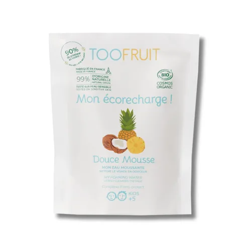 Делікатний мус для вмивання обличчя "Легке очищення" рефіл - Toofruit Gentle Foam Coco Pineapple Refill