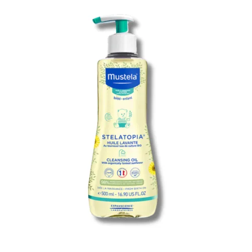 Олія для ванни - Mustela Sunflower Cleansing Oil
