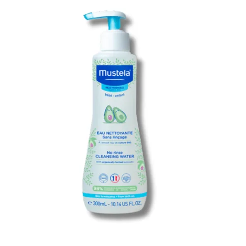 Очищаюча вода для тіла та обличчя - Mustela Cleansing Water No-Rinsing With Avocado