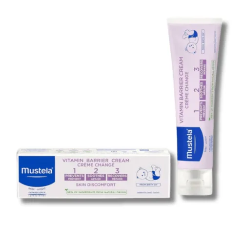 Крем для догляду за шкірою в зоні підгузника - Mustela Bebe Vitamin Barrier Cream 30ml