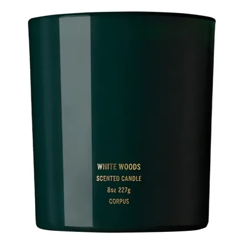Ароматична свічка CORPUS Scented Candle “White Woods” — вага 227 г