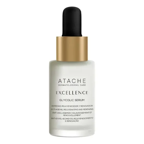 Сироватка-пілінг з омолоджуючою дією ATACHE Excellence Glycolic Serum — обʼєм 30 мл