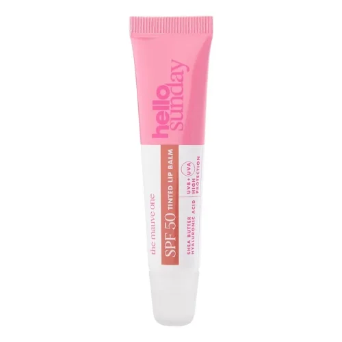 Зволожувальний відтінковий бальзам для губ SPF 50 з маслом ши HELLO SUNDAY Tinted Lip Balm SPF 50 — відтінок The Mauve One The Mauve One