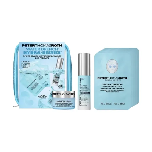 Набір тревел-бестселерів для зволоження шкіри обличчя PETER THOMAS ROTH Water Drench Hydra-Besties 7-Piece Travel Kit