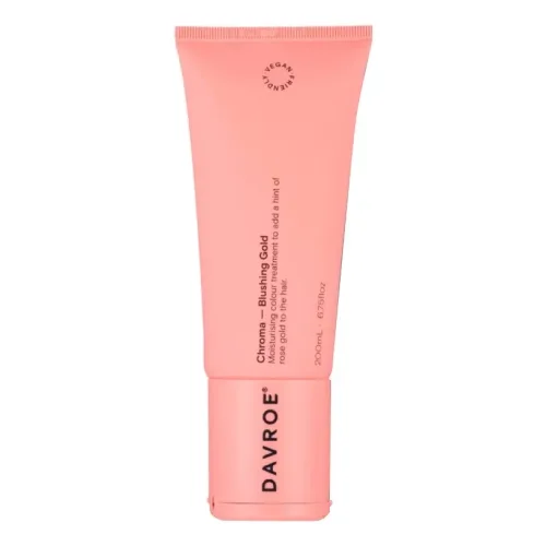Тонуючий бальзам для волосся DAVROE Chroma Blushing Gold — обʼєм 200 мл