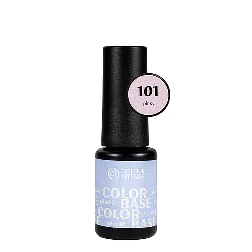Камуфлююча база для нігтів френч блідо рожева Colour Intense Color Base 6 мл, № 101