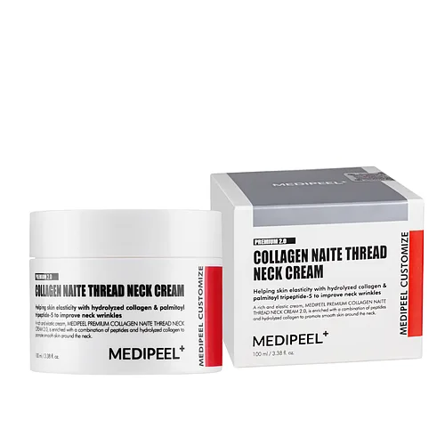 Крем для шиї та декольте антивіковий Medi-peel Premium Collagen Naite Thread Neck Cream, 100ml