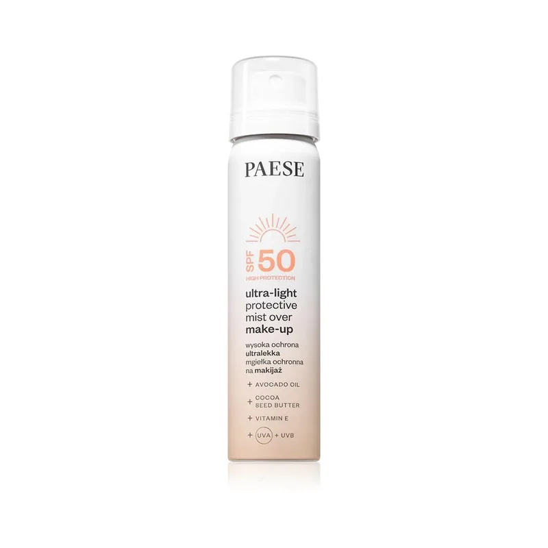Paese Ultra-light Protective Mist Over Make-up Спрей-фіксатор макіяжу SPF 50 75 мл