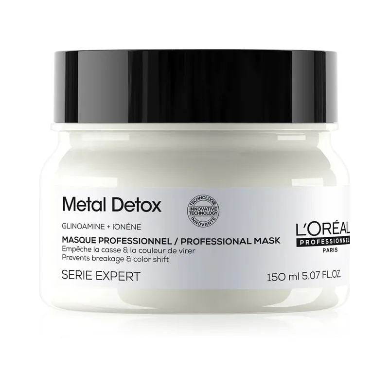 L'Oreal Professionnel Serie Expert Metal Detox Anti-deposit Protector Mask Маска для зменшення ламкості всіх типів волосся та небажаної зміни кольору