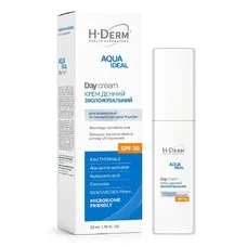 Крем для обличчя H-Derm зволожувальний денний Aqua Ideal для номальної та сухої шкіри50 мл