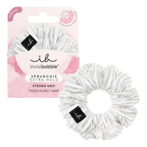 INVISIBOBBLE SPRUNCHIE EXTRA HOLD Pure White