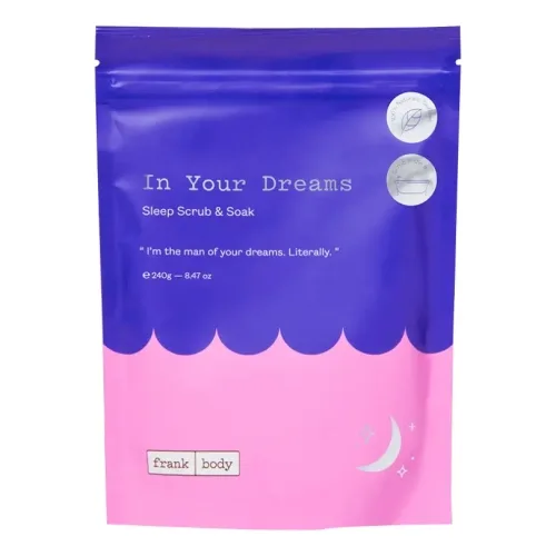 Розслабляючий скраб для тіла FRANK BODY In Your Dreams Sleep Scrub and Soak — вага 240 г