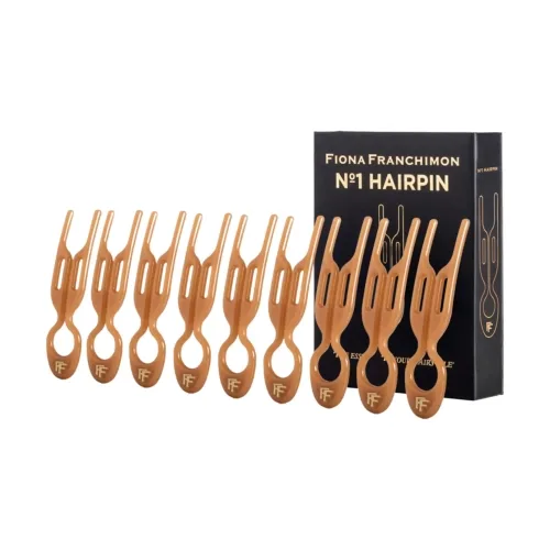 Набір шпильок для волосся FIONA FRANCHIMON № 1 Hairpin Smooth Caramel (9 per box)