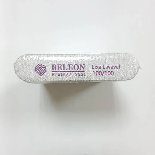 Пилка для нігтів манікюрна двостороння Beleon 100/100