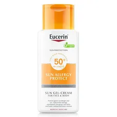Крем-гель Eucerin 63944 Алерджі Протект сонцезахисний для обличчя та тіла SPF50 150мл