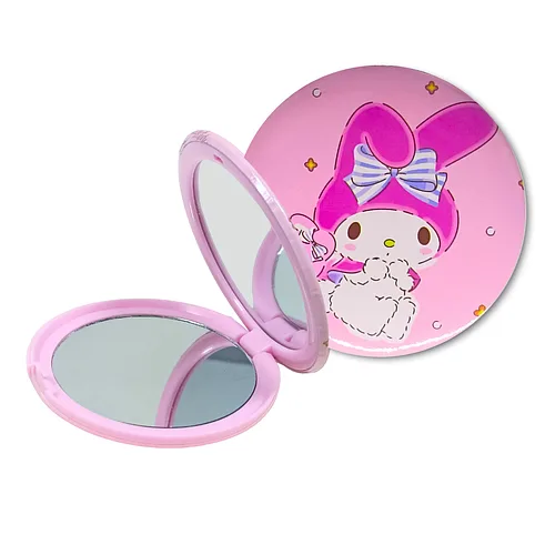 Дзеркало косметичне кишенькове двостороннє з принтом My Melody 75 мм