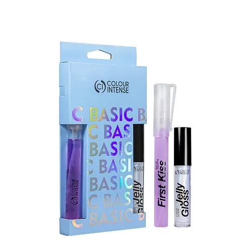 Набір декоративної косметики для жінок Colour Intense Basic Set блиск для губ та туалетна вода