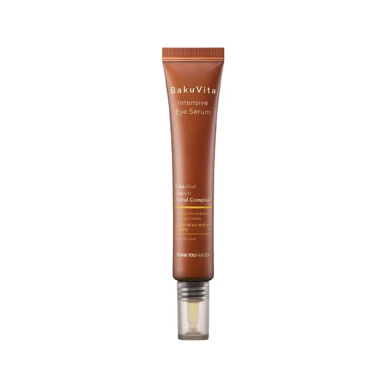 THANK YOU FARMER BakuVita Intensive Eye Serum Сироватка для зони на навколо очей з бакучіолом і вітамінами C та E 30 мл