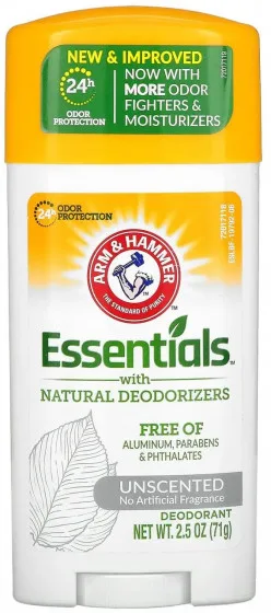 Arm & Hammer Deodorant Unscented - Натуральний дезодорант без запаху, алюмінію, парабенів та фталатів