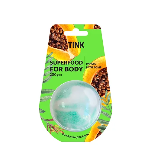 Бомбочка-гейзер для ванни Tink Papaya 200 г