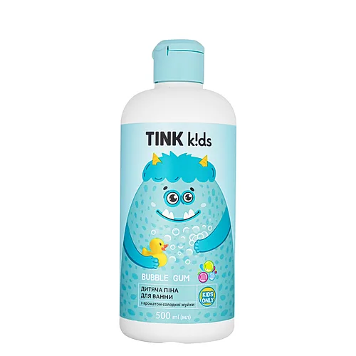Піна для ванни дитяча від 3 років Tink Kids Bubble Gum 500 мл