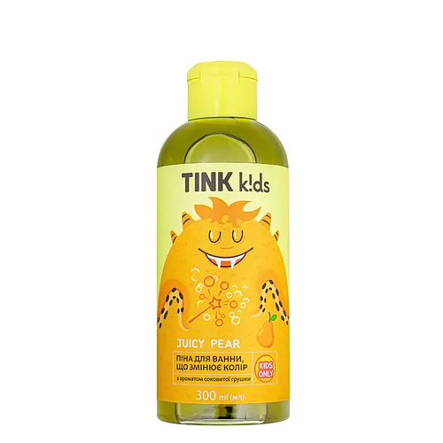 Дитяча піна для ванни, що змінює колір Tink kids Juicy Pear від 3+ років 300 мл