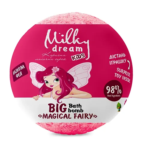 Бомбочка для ванни дитяча Milky Dream "Казкова Фея" kids, 190 г
