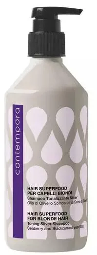 Barex Contempora Toning Silver Shampoo - Тонувальний шампунь "Холодний блонд"