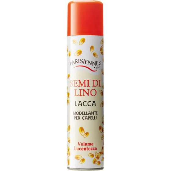 Black Professional Line Linseeds Hair Spray 300 мл - Лак для укладки волосся нормальної фіксації для об'єму і блиску з екстрактом насіння льону