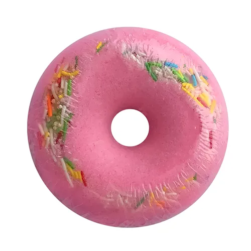 Шипуча пінна бомбочка для ванни з ароматом барбарису Milky Dream Donut "Almond & Barberry",140 г