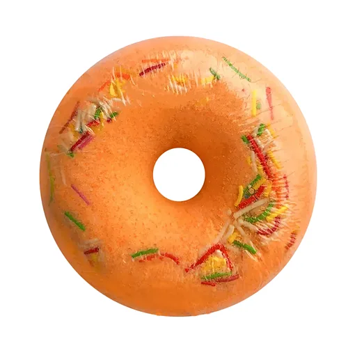 Шипуча бомба для ванни з ефектом піни Milky Dream "Пінний Donut Lime & Passion fruit", 140 г
