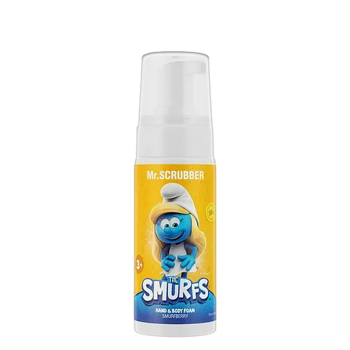 Дитяча піна для рук і тіла Mr.Scrubber The Smurfs Smurfberry, 3+ років 150 мл