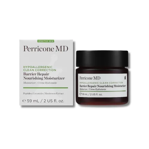Зволожуючий крем для обличчя - Perricone MD Hypoallergenic Clean Correction Barrier Repair Nourishing Moisturizer 15ml