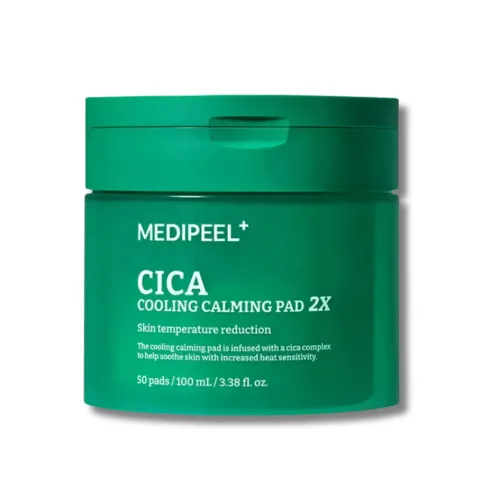Охолоджуючі заспокійливі педи для обличчя - Medi-Peel Cica Cooling Calming Pad 2X