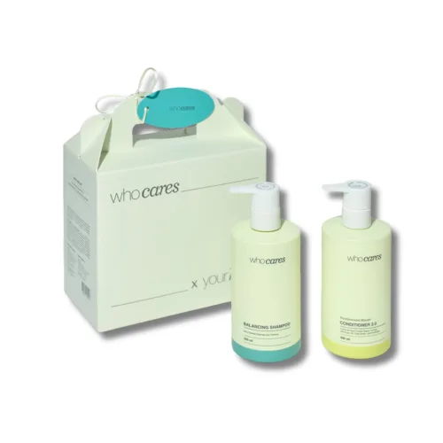 Набір засобів для волосся - Who Cares Hair Care Set Balancing Shampoo x Conditioner 2.0 250ml