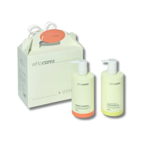 Набір засобів для волосся - Who Cares Hair Care Set Firming Shampoo x Conditioner 2.0