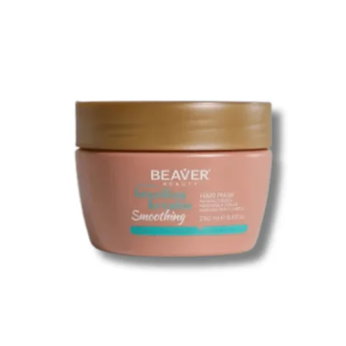 Кератинова маска для ущільнення та еластичності волосся - Beaver Professional Brazilian Keratin Smoothing Hair Mask