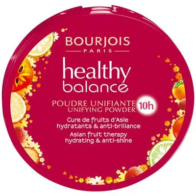 Bourjois Healthy Balance - Пудра компактна матуюча з вітамінним комплексом